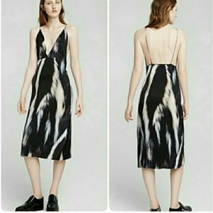 Silk Skunk Sprint Slip Dress